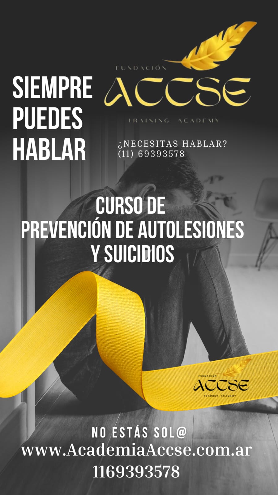 Curso de Prevención de Autolesiones y Prevención de Suicidio